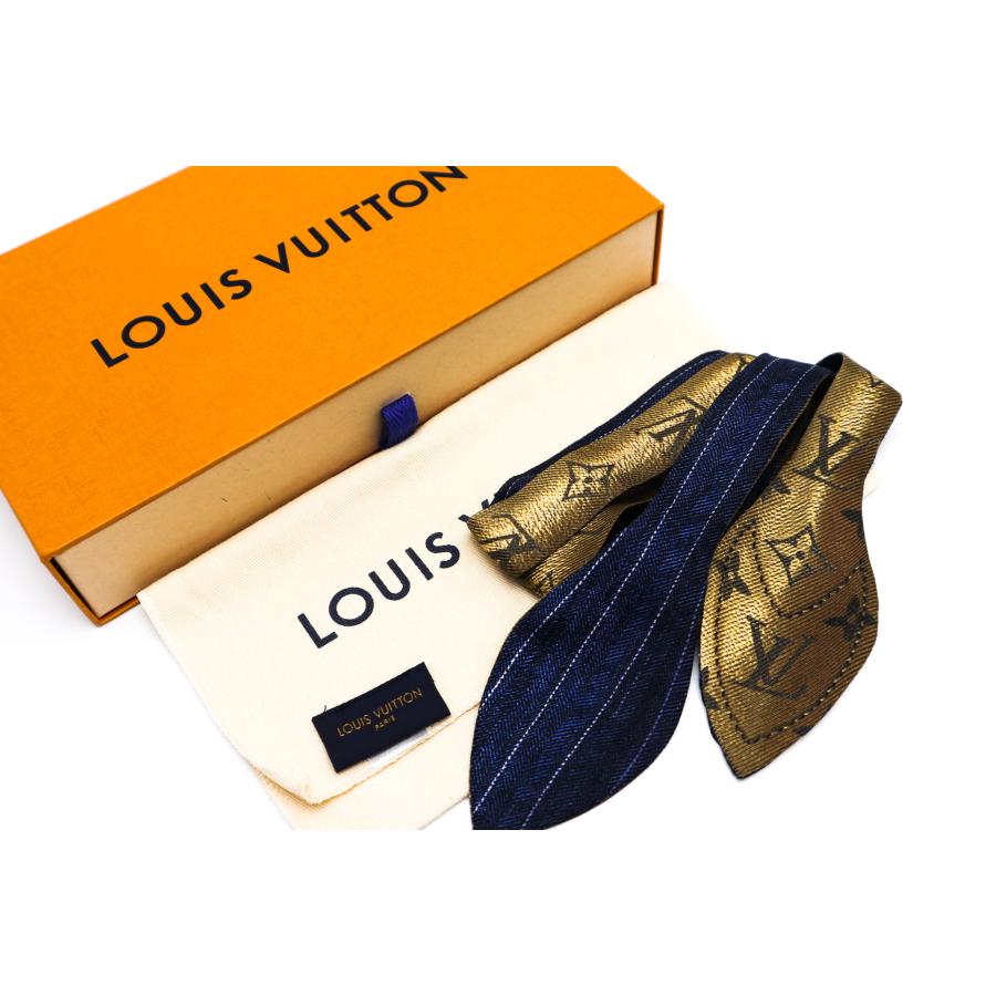 LOUIS VUITTON（ルイ・ヴィトン） シルク モノグラムパターン バンドー