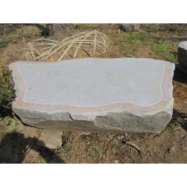 天然石 沓脱石 高さ45cm 幅169cm 玄関 作法 靴脱ぎ石 縁側 庭 2 庭石