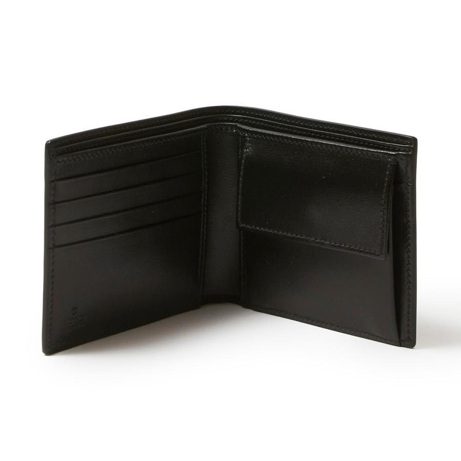 GUCCI（グッチ） GUCCI 2つ折り財布 小銭入れ付き GG Marmont ブラック
