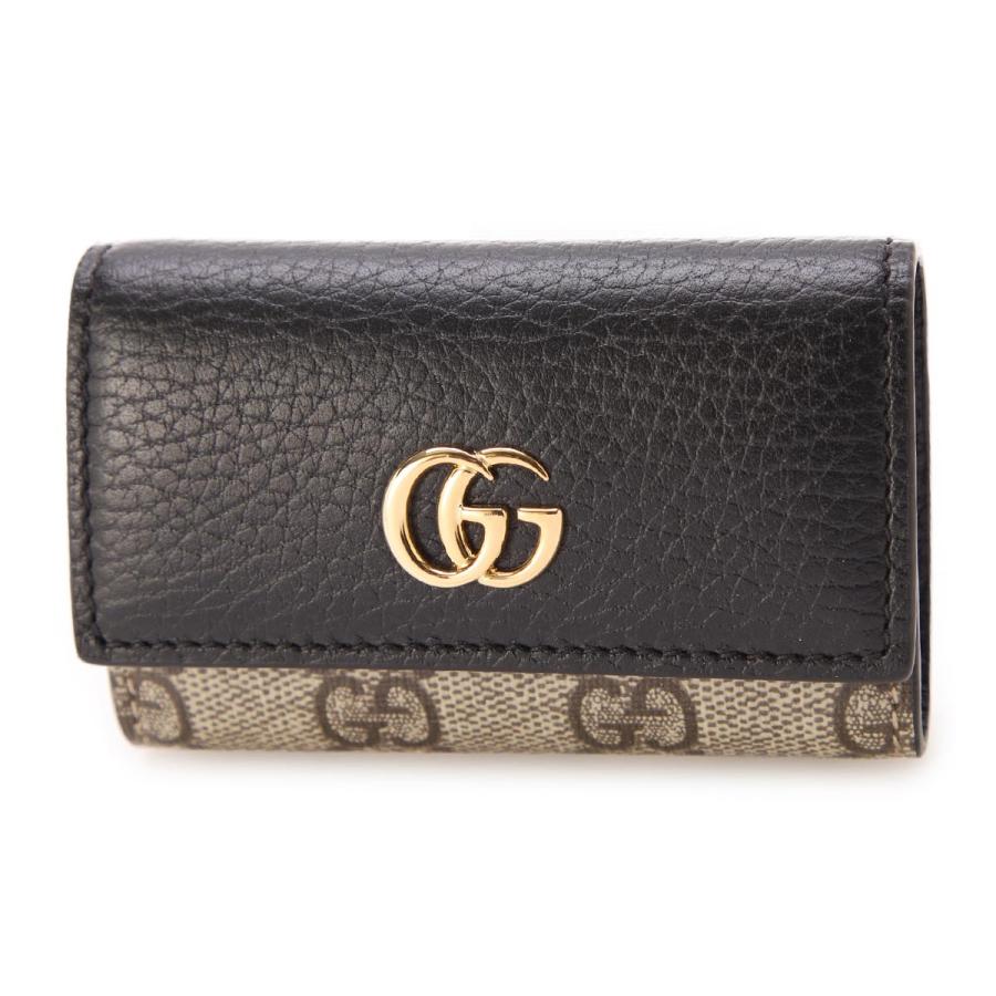 GUCCI（グッチ） キーケース PETITE MARMONT ブラック レディース
