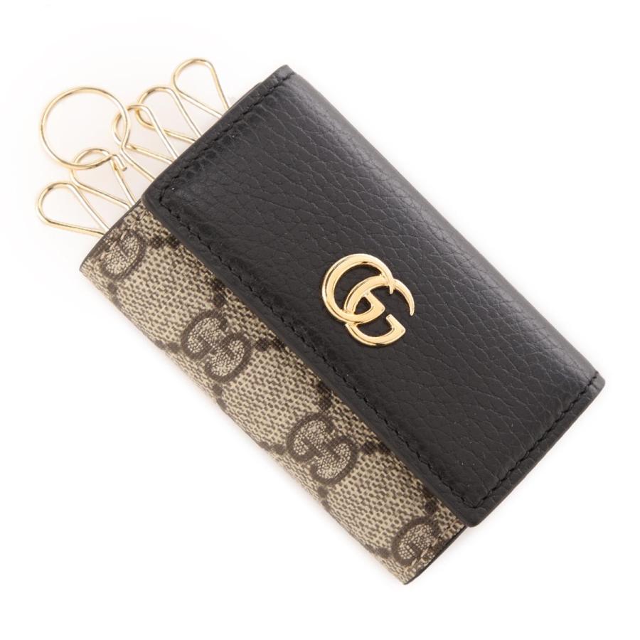 GUCCI（グッチ） キーケース PETITE MARMONT ブラック レディース