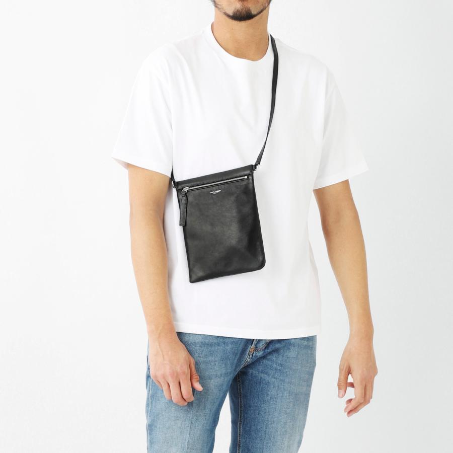 SAINT LAURENT サンローラン クロスボディバッグ YSL BV FLAT SID CRSB