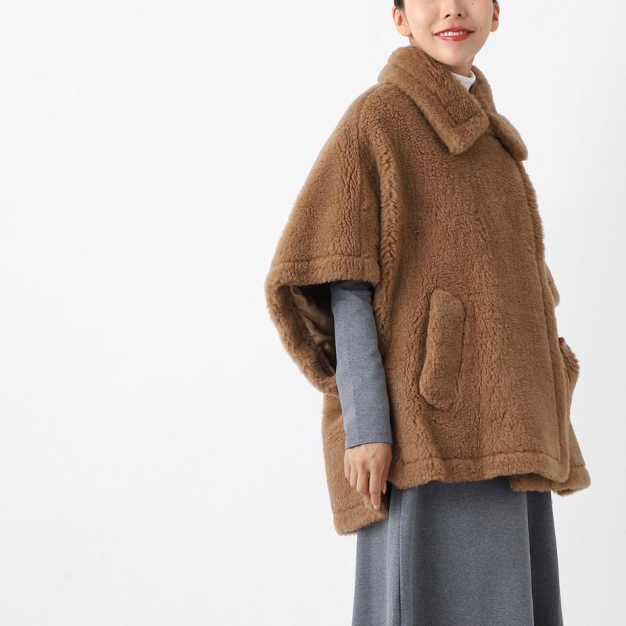 Max Mara（マックスマーラ） ケープ TEBE ポンチョ ブラウン