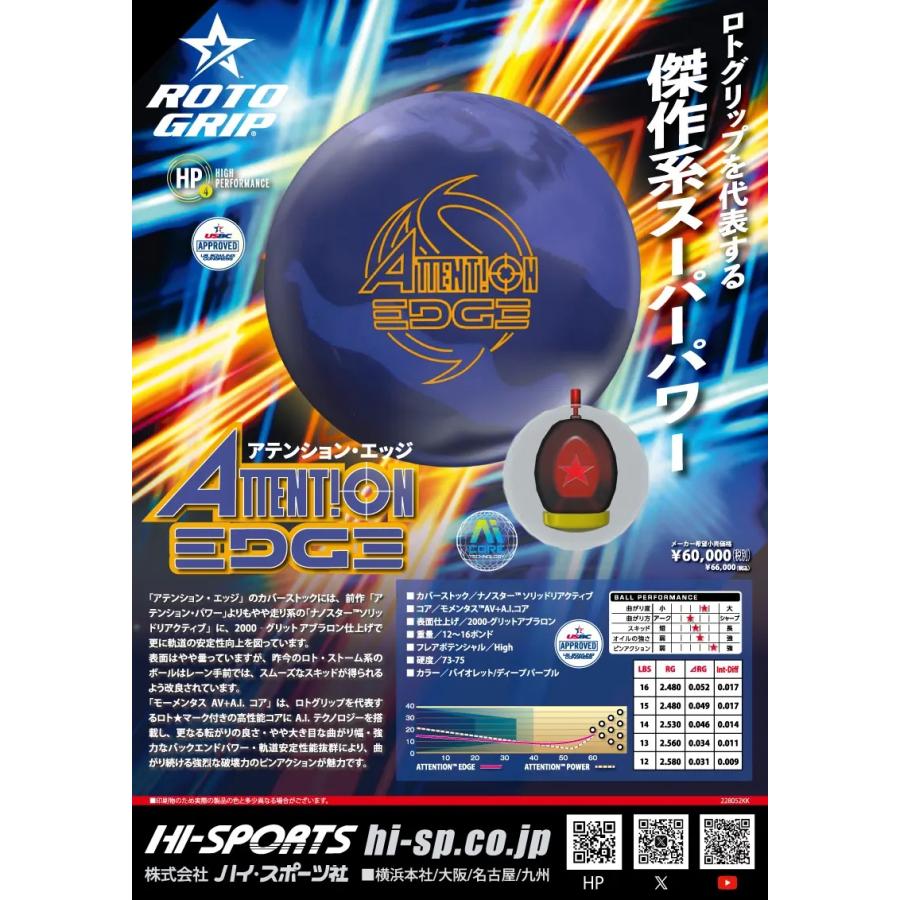 アテンション・エッジ ROTO GRIP/ ATTENTION EDGE : メビウス ストア