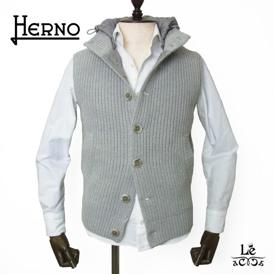 HERNO（ヘルノ） HERNO RESORT リゾート フーディー ニット ベスト