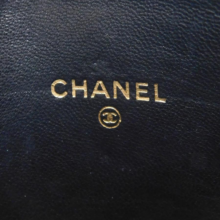 CHANEL（シャネル） ビコローレ カードケース ブラック系 ラムスキン