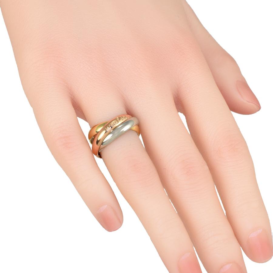 TRINITY（Cartier） カルティエ トリニティ リング 3連 指輪 K18