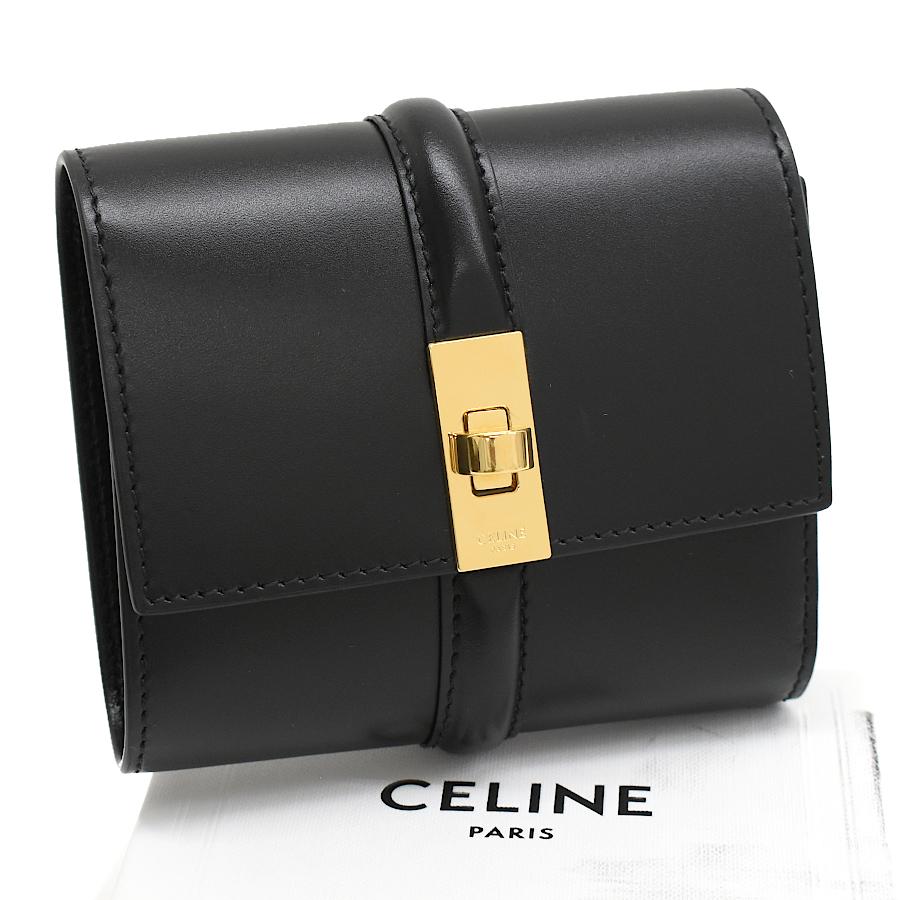 16（CELINE） セリーヌ スモール トリフォールドウォレット 16 セーズ