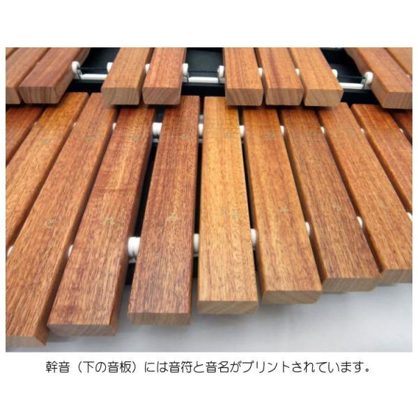 ゼンオン 全音 シロフォン ばち付 ZX-32BK 木琴 音程良い 卓上用 自宅