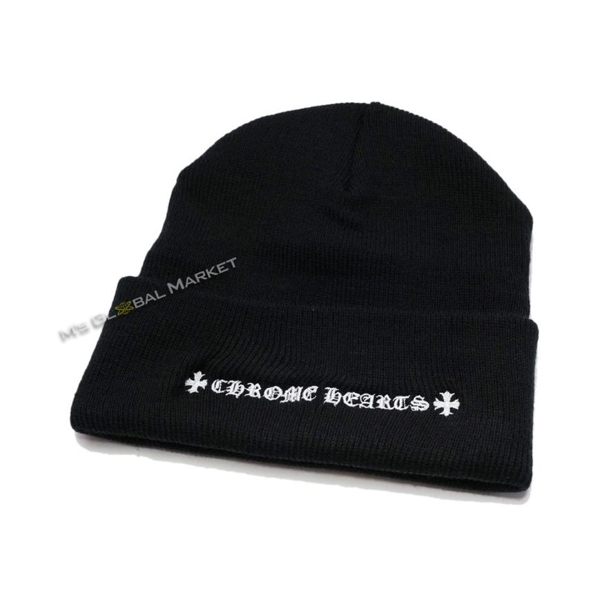 CHROME HEARTS（クロムハーツ） ニット帽子 チョンパー ブラック