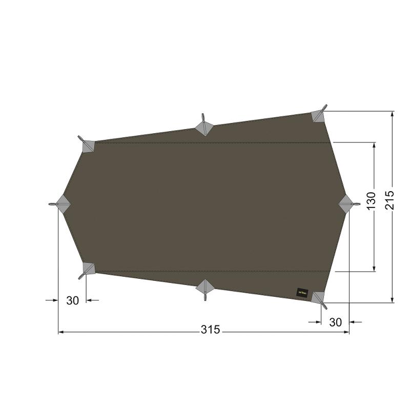 TATONKA（タトンカ） 【正規輸入品】 タープ TARP WING 2 LT : 三星