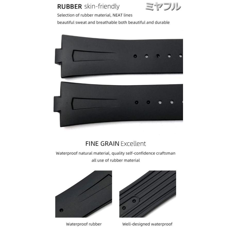 互換品】ヴァシュロンコンスタンタン 時計 交換バンド 互換 シリコン