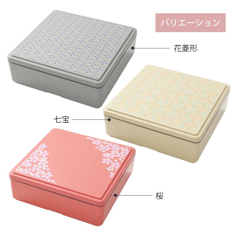 みよし漆器本舗 重箱 一段 GEL-COOL OJUボックス 保冷剤一体型 1段