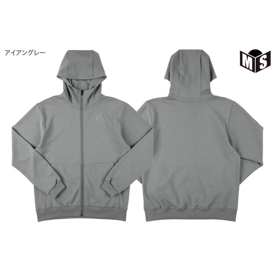 EGOZARU（エゴザル） ダブルフェイス スウェットシェニールパッチZIP
