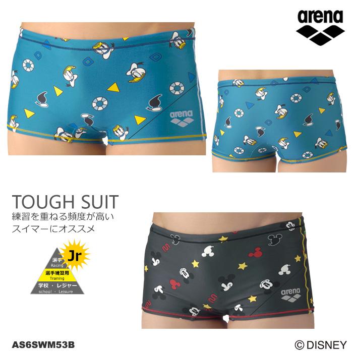 アリーナ（arena） ジュニアボックス水着 男子 競泳練習用水着 DISNEY