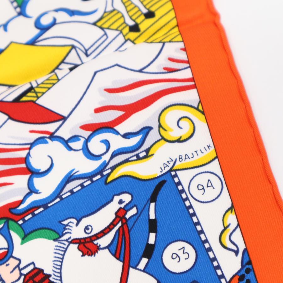 質屋 未使用 HERMES エルメス カレ70 エルメスの叙事詩 デタイユ L