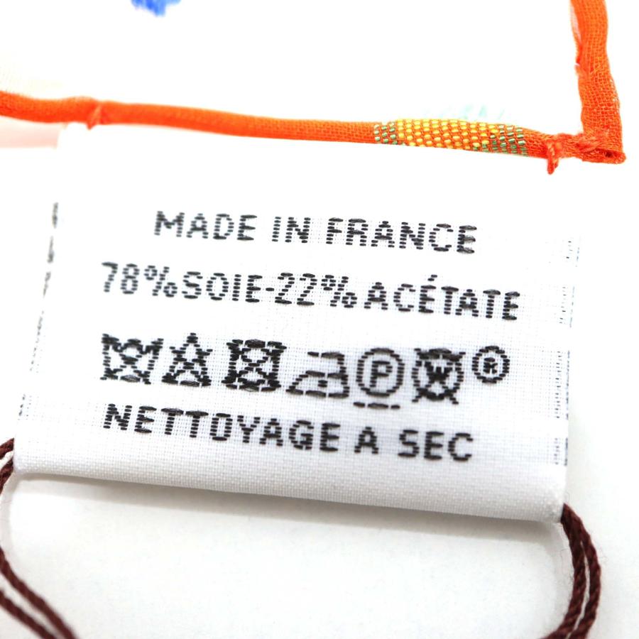 質屋 未使用 HERMES エルメス スカーフ カレ60 SANGLES EN ZIGZAG