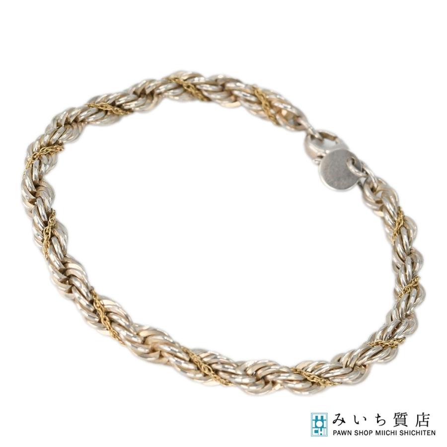 質屋 TIFFANY＆Co. ティファニー ツイスト ロープ スクリュー ブレス