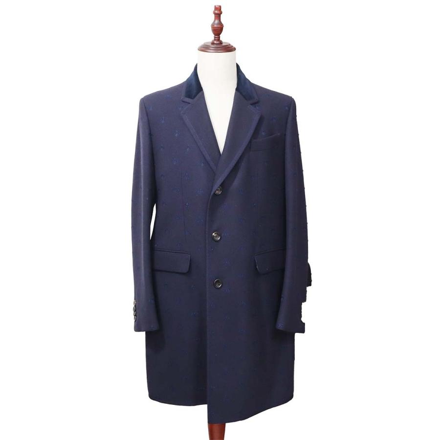 質屋 GUCCI グッチ チェスターコート BEE 蜂 サイズ52R アウター