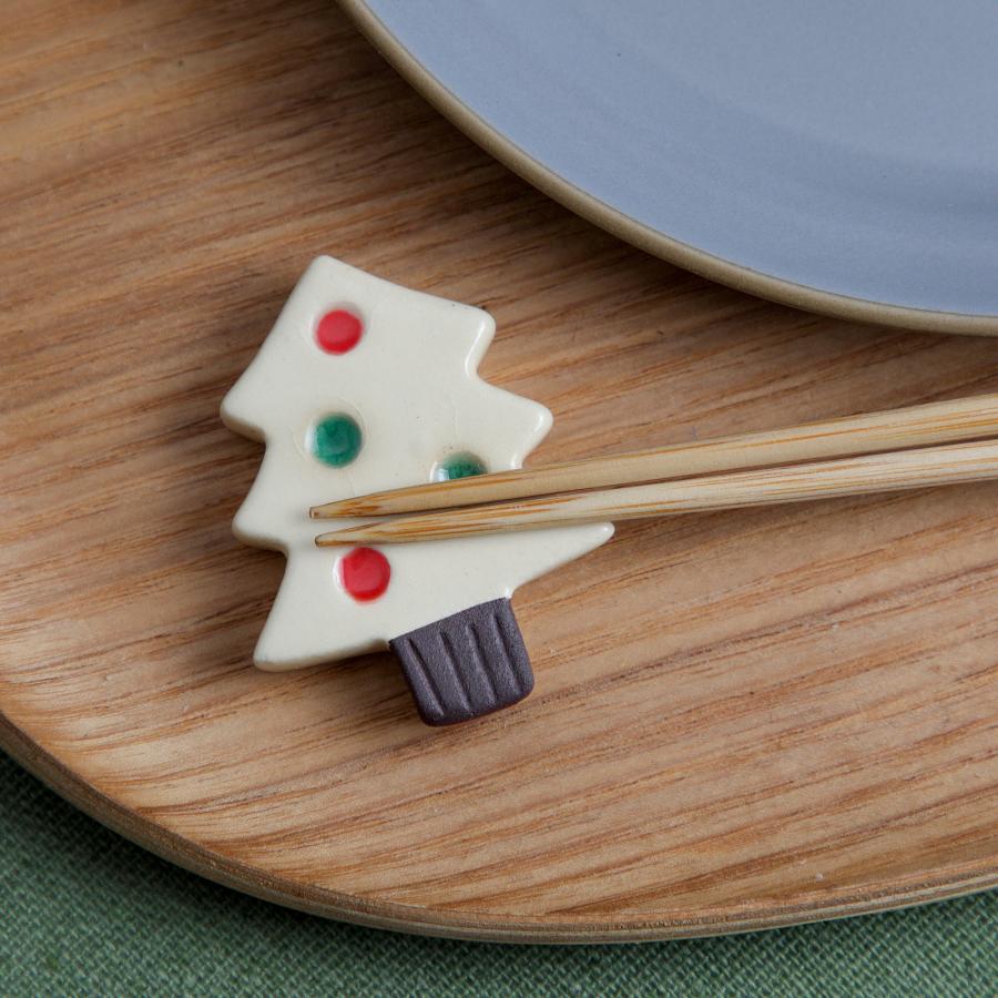クリスマスツリー ホワイト 箸置き newitem 爆買 : 京都匙亀 - 通販