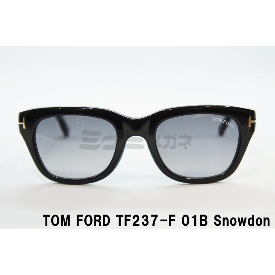 TOM FORD EYEWEAR サングラス TF237-F 01B Snowdon ウェリントン