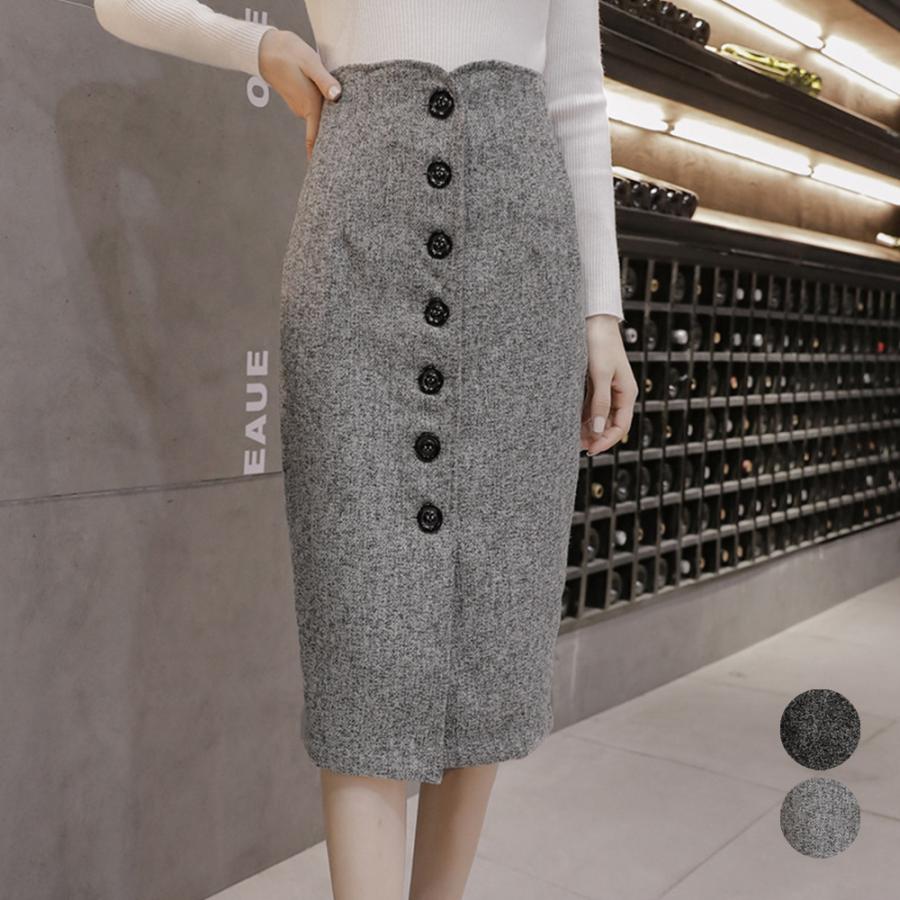 miniministore（ミニミニストア） ツイード調スカート 秋冬ペンシル