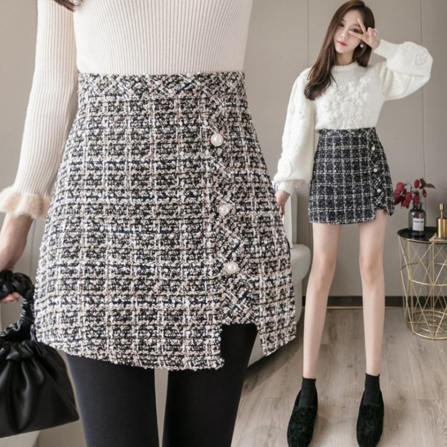 miniministore（ミニミニストア） ツイード スカート レディース