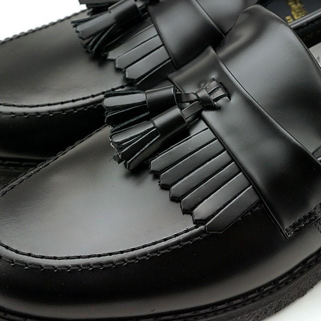 FRED PERRY E COX ブラック クロコダイルローファー FRED PERRY