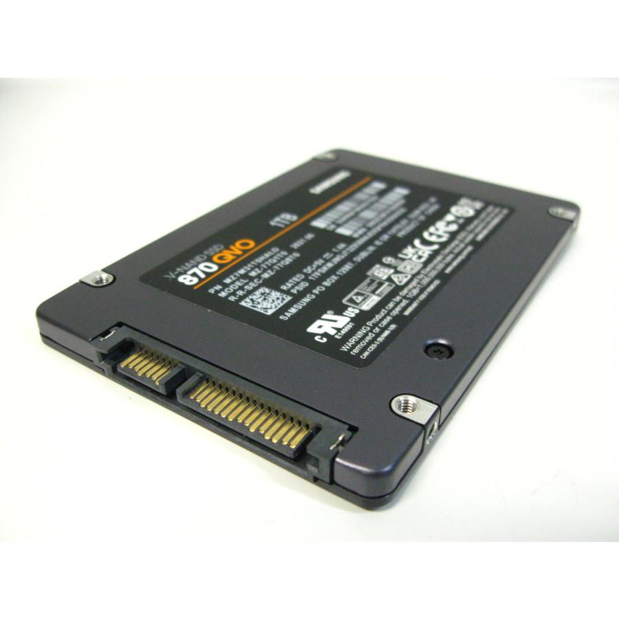 ▽SAMSUNG MZ-77Q1T0 870 QVO Solid State Drive 1TB SATA 2.5型 中古