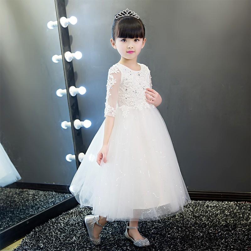 フラワーガール ドレス 子どもドレス ピアノ発表会 子供ドレス ロング
