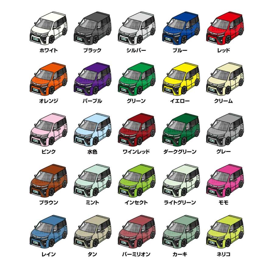MKJP イラストA5 フレーム付き トヨタ ヴォクシー ZS煌III ZRR80 後期