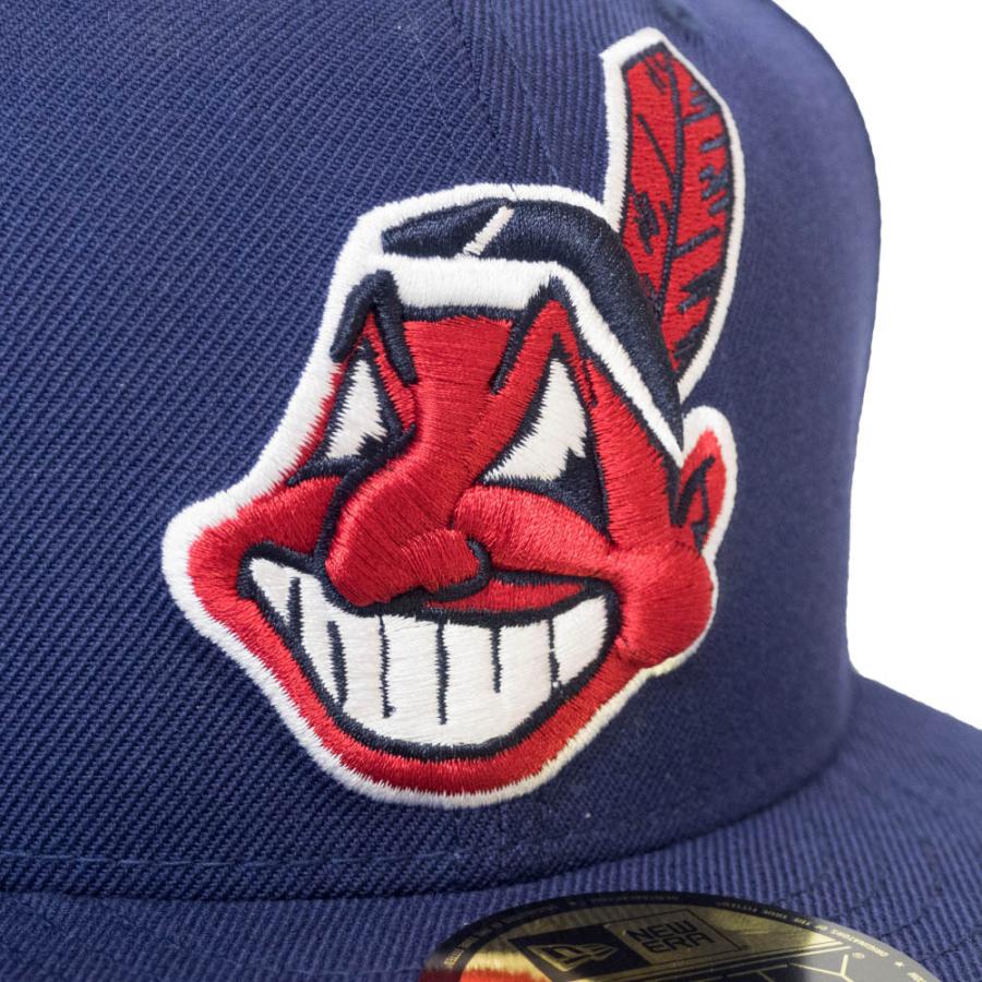 NEW ERA（ニューエラ） インディアンス キャップ MLB ライトネイビー