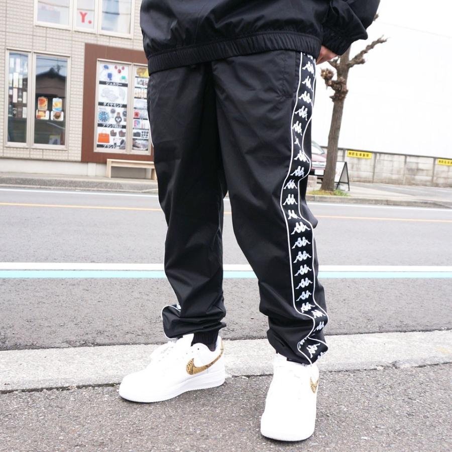 Kappa（カッパ） ナイロンパンツ NYLON PANTS トラックパンツ ブラック