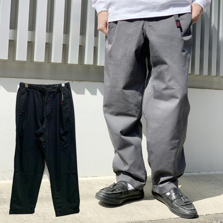 GRAMICCI（グラミチ） 全2色 タックテーパードパンツ TC TWILL TUCK