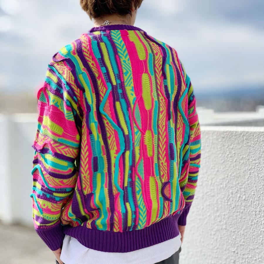 スリフティルック THRIFTY LOOK クルーネックニット セーター 3D