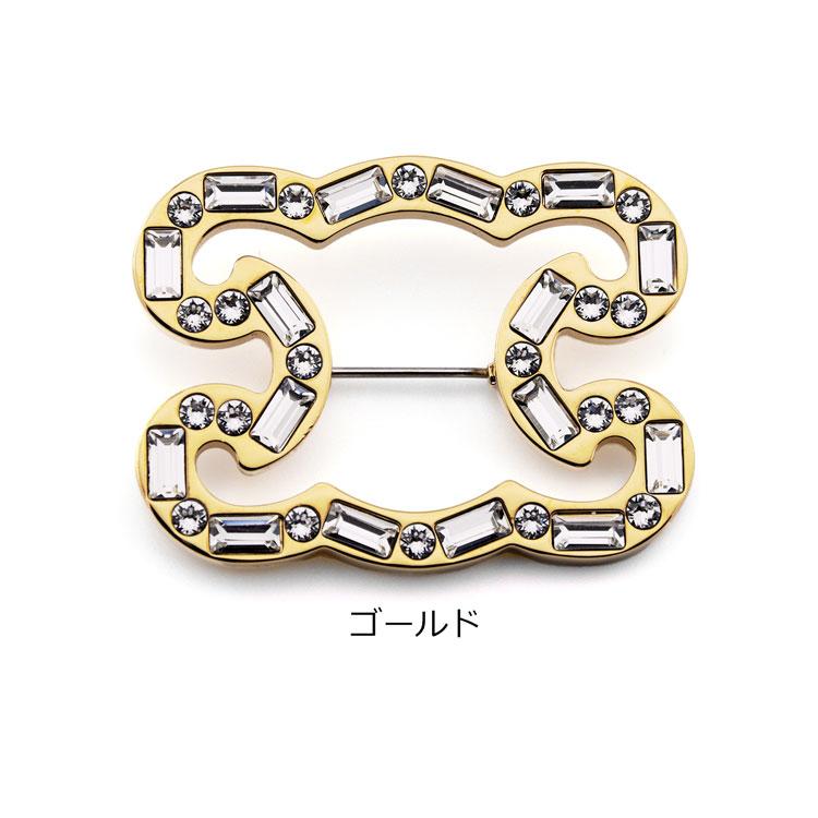 CELINE（セリーヌ） ブローチ トリオンフ フレーム スパークル