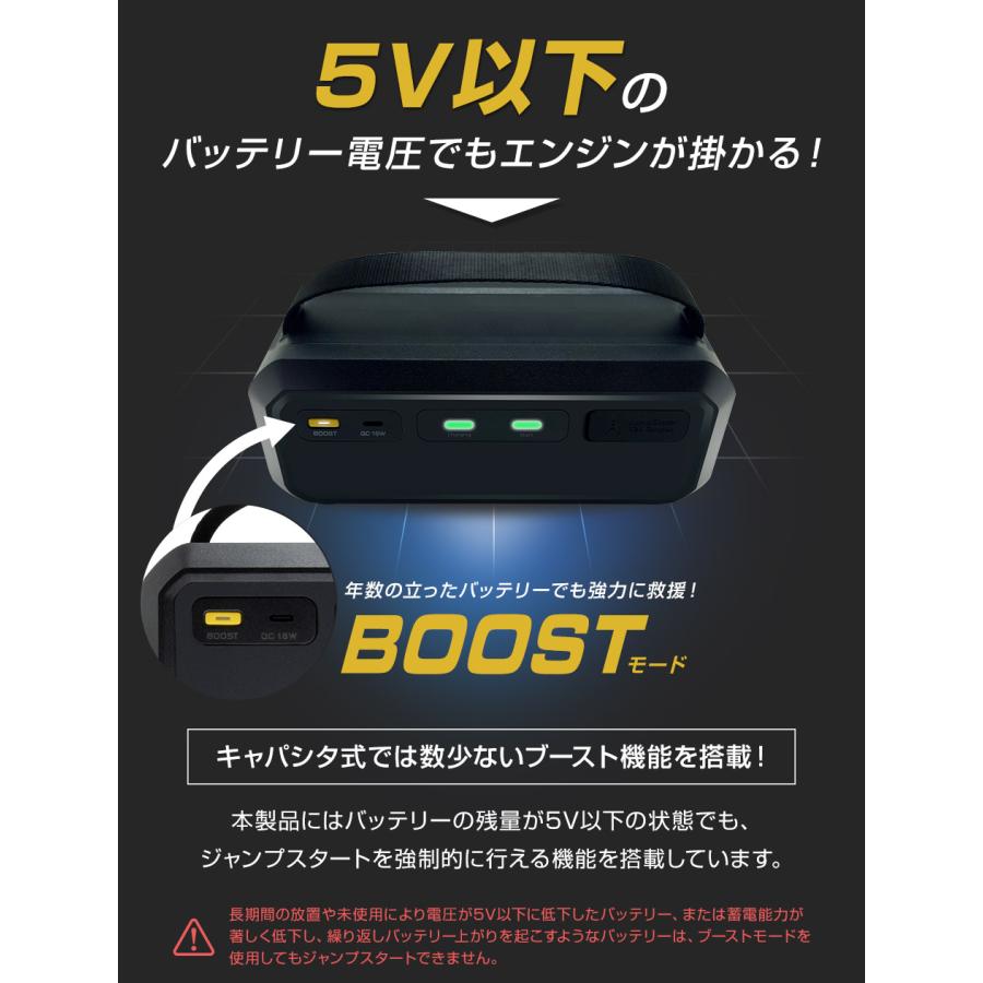 2年保証 スーパーキャパシタ搭載 ジャンプスターター Ignic Pro