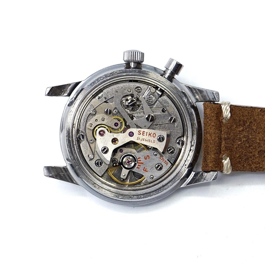 SEIKO（セイコー） ワンプッシュクロノグラフ 5717-8990 手巻き OH済み