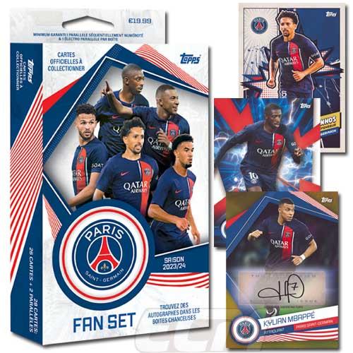 予約TOP03】【国内未発売】Topps パリサンジェルマン 23-24 ファン
