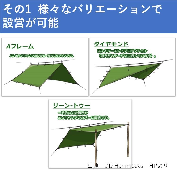 DD Hammocks DDタープ 4x4 DD Tarp 4x4 オリーブグリーン コヨーテ