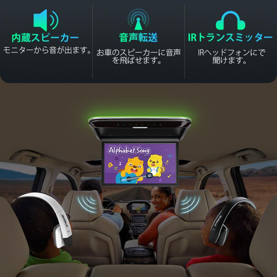 XTRONS（エクストロンス） フリップダウンモニター 14インチ 大画面