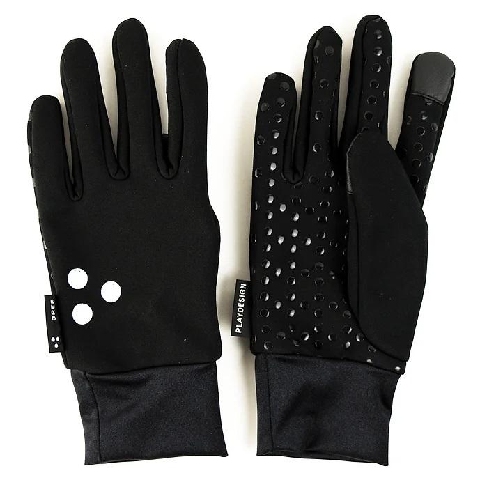 P01 OVER LEATHER GLOVE 防水 レザー羊 皮 BLACK 23-24 グローブ