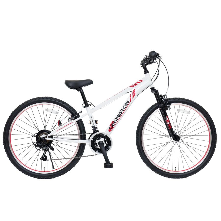 自転車26インチ シマノ18段変速 フロントサスペンション Vブレーキ