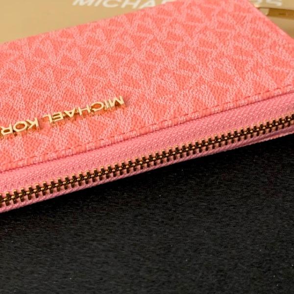 MICHAEL KORS（マイケルコース） 長財布 ピンク MKシグネチャーMICHAEL