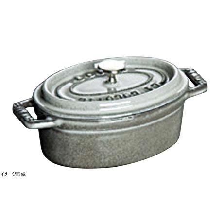 ストウブ staub ミニココット オーバル 11cm グレー 40500-116(1101118
