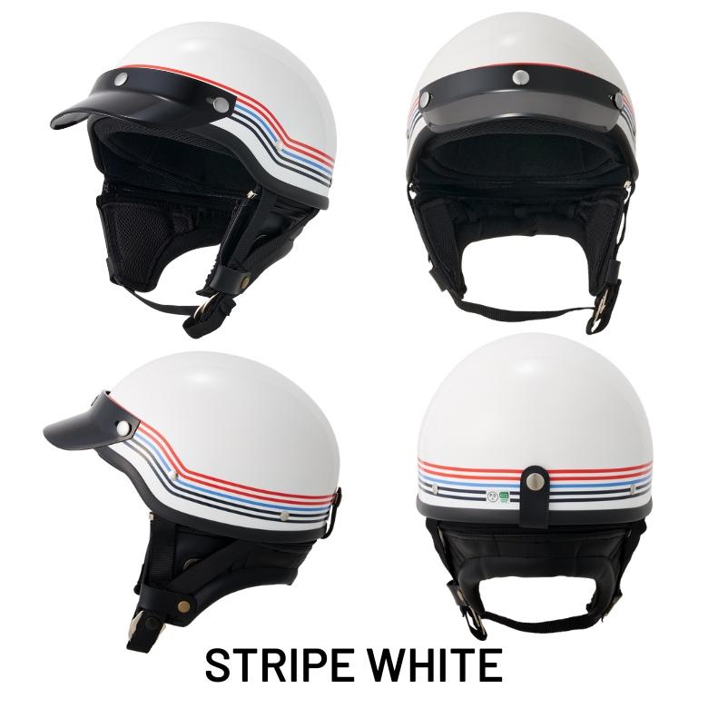 バイク用ハーフヘルメット MARUSHIN マルシン工業 MZ-HALF MCH5