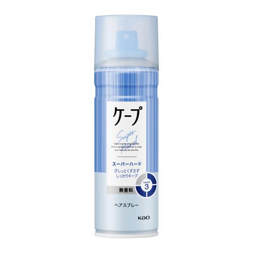花王 ヘアスプレーケープ スーパーハード 無香料 大 135g※取り寄せ商品