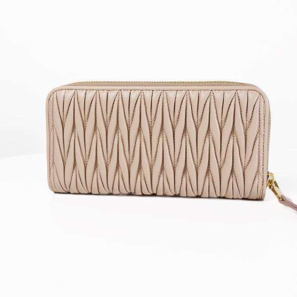 miu miu（ミュウミュウ） 長財布 Large Matelasse Around Wallet