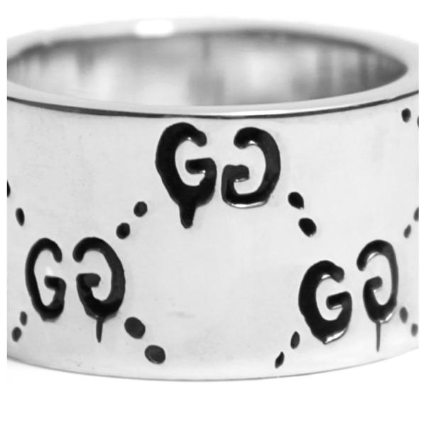 GUCCI（グッチ） ゴースト ワイド リング 指輪 ユニセックス 455319