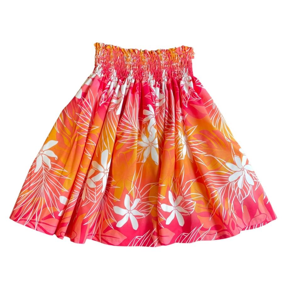 新作 パウスカート フラ ハワイ 生地 新柄 安い 作り方 カヒコ柄 赤